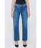 Philadelphia Low Rise Straight Jeans - Blu